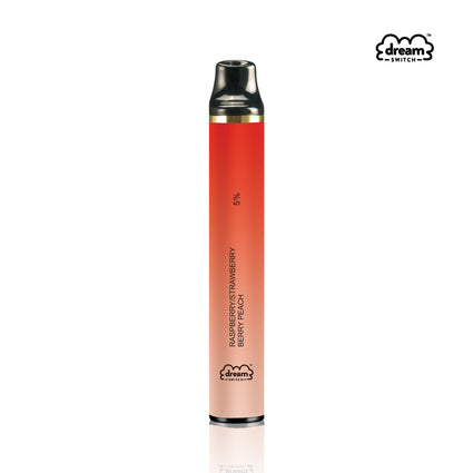 Raspberry Strawberry / Berry Peach Disposable Dream Switch 2 in 1 8.0ml 2600 Puffs Vape